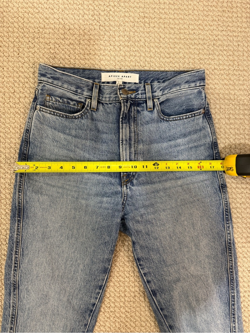 Apiece Apart Camila Jeans Austin Wash sz 27 - Picture 7 of 7